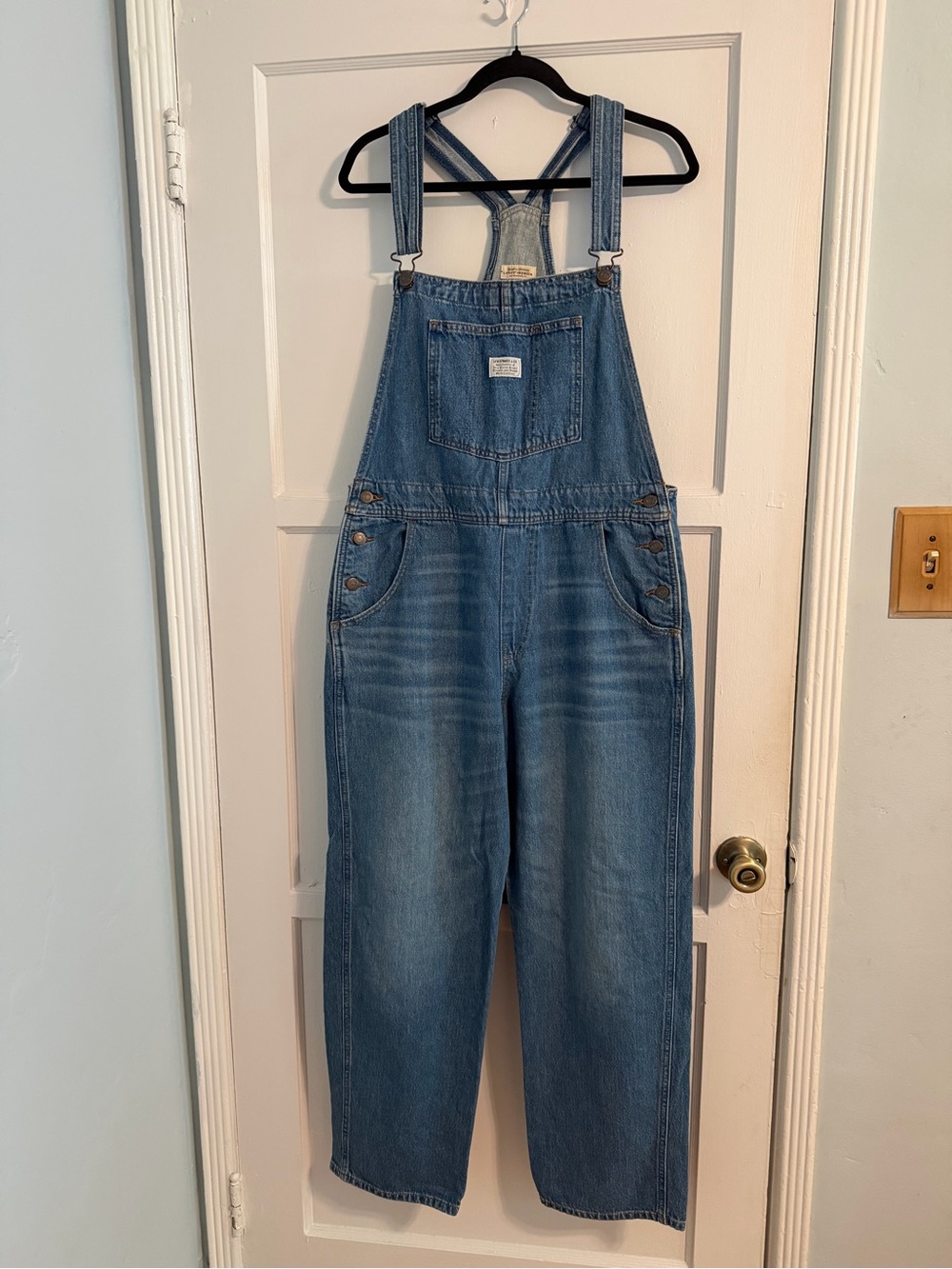 Levi's Medium Blue Denim Women's Overalls